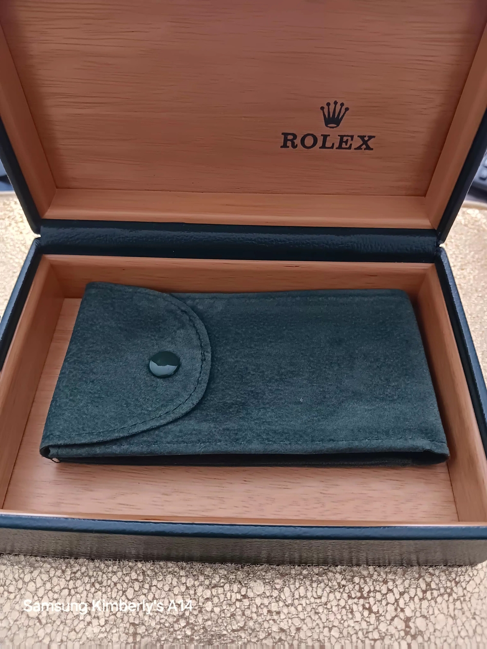 100% Genuine Vintage Rolex Air King Original Box Only *CLEAN With Dust Bag.